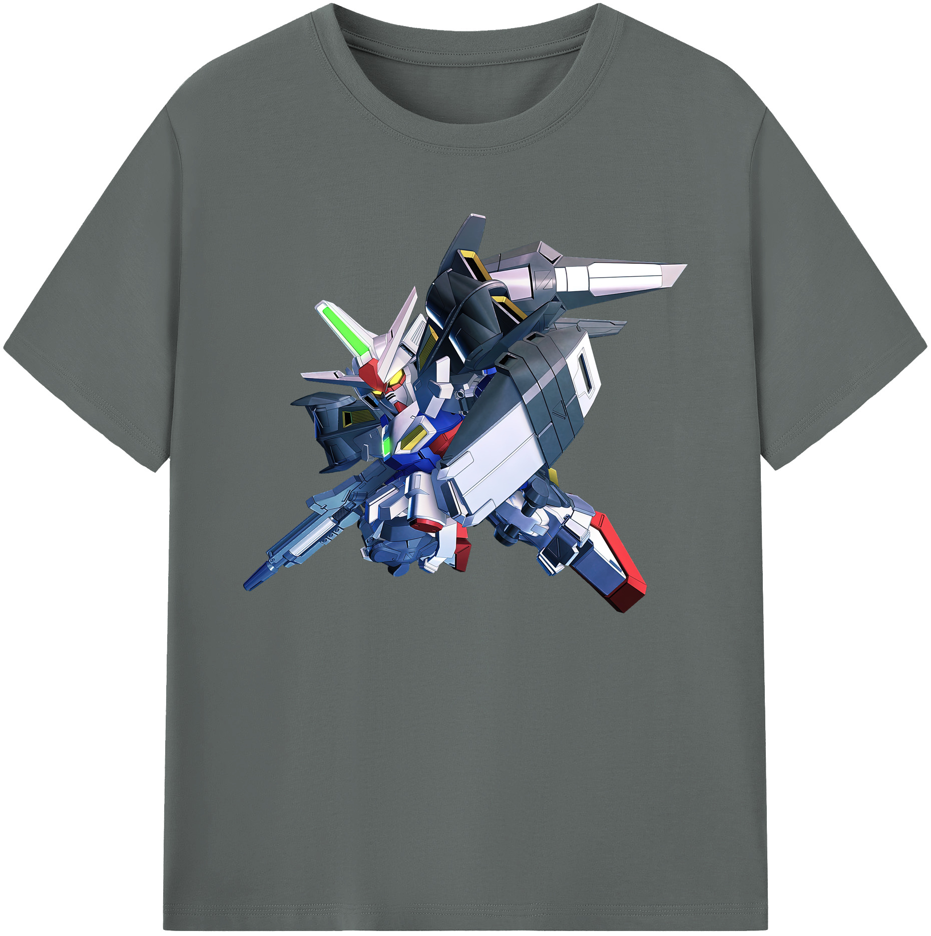 （画像用） 機動戦士ガンダム Mobile Suit Gundam 綿100％ メンズ半袖Tシャツ｜肌触りやわらか＆通気性